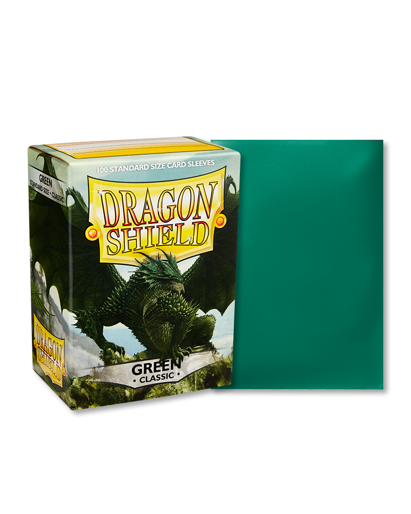 Dragon Shield: Standard 100ct Sleeves - Classic Green