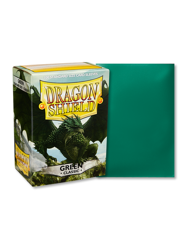 Dragon Shield: Standard 100ct Sleeves - Classic Green