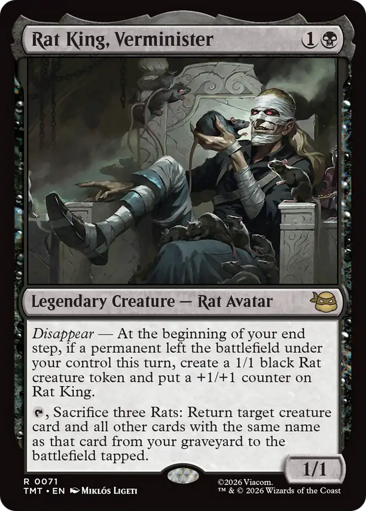 Rat King, Verminister [Teenage Mutant Ninja Turtles]