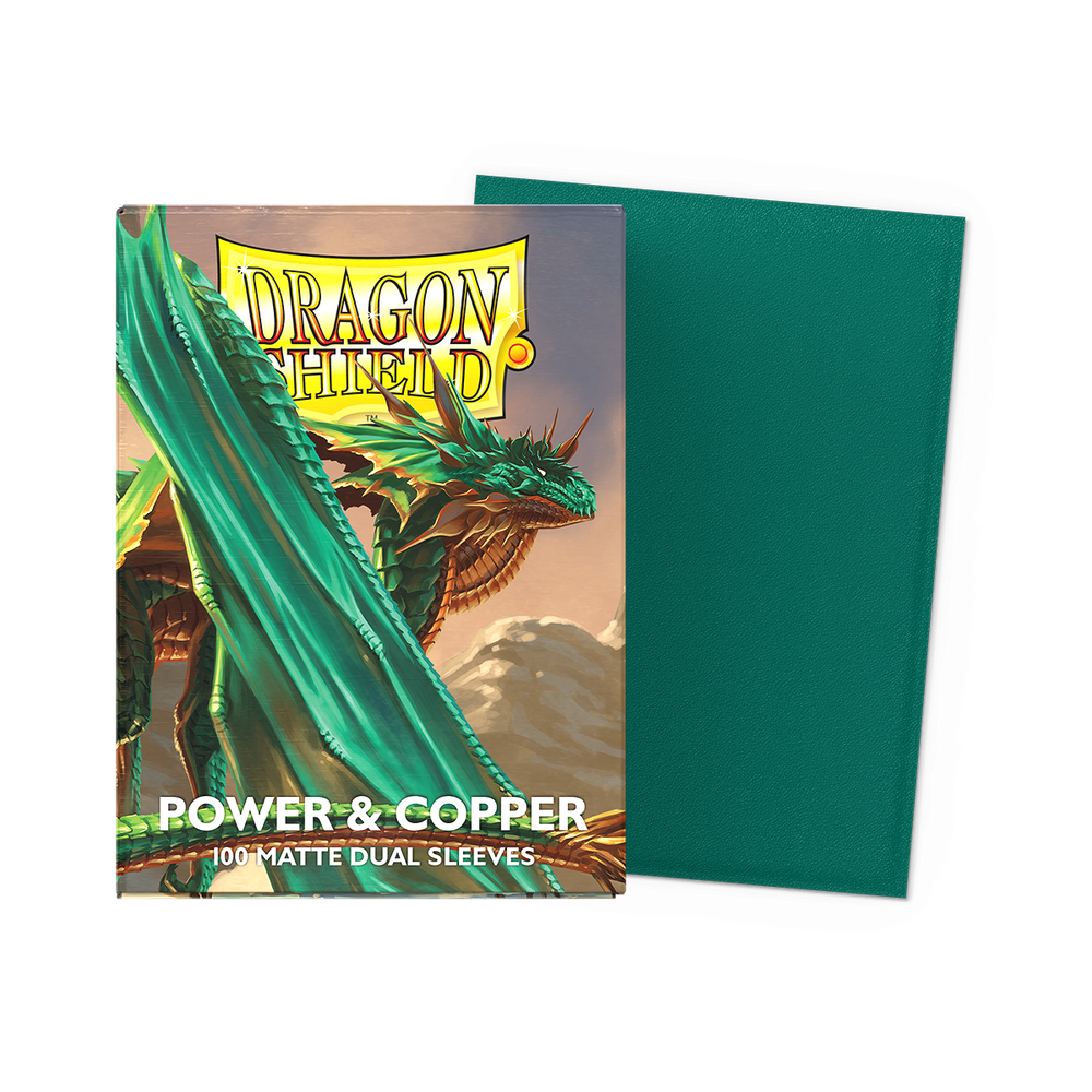 Dragon Shield: Standard 100ct Sleeves - Power and Copper