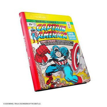 Marvel Super Heroes Zip-Up Album 18-Pocket - Captain America/Black Panther