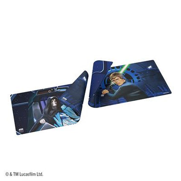 Star Wars: Unlimited Double-Sided Game Mat - Jedi Luke Skywalker & Emperor Palpatine