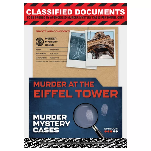 Murder Mystery Cases: Murder At The Eiffel Tower