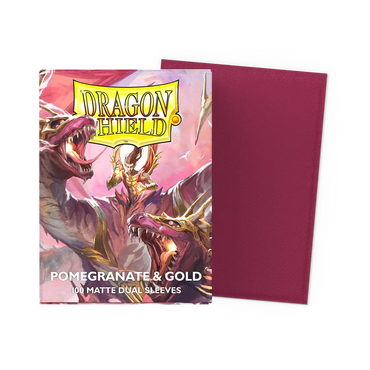 Dragon Shield: Standard 100ct Pomegranate & Gold