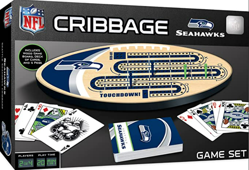 Cribbage Game Set seahawks