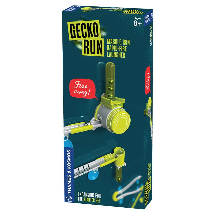 Gecko Run: Marble Run Rapid Fire Launcher