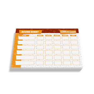Tumblin' Dice Score Sheets