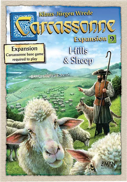 Carcassonne Exp 9: Hills and Sheep