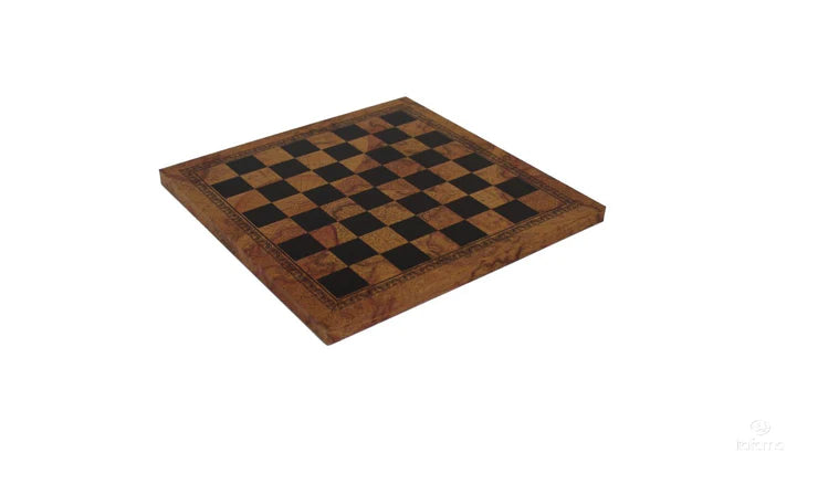 10" Faux Leather Map Chessboard