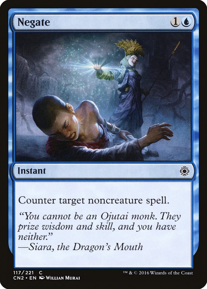 conspiracy mtg cards Negate [Conspiracy: Take the Crown]