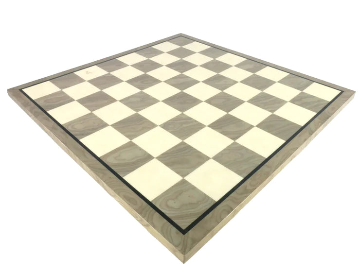 17" Grey & Ivory Wide Frame Chess Board