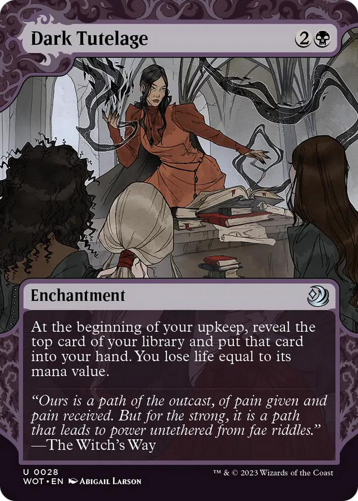 mtg wilds of eldraine black cards Magic The Gathering - - Twisted Sewer-Witch Throne of Eldraine Standard Set