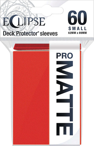 Eclipse Matte Small Sleeves: Apple Red (60)