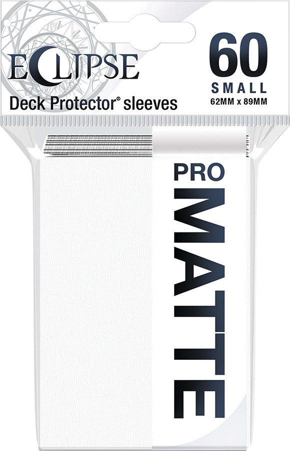 Eclipse Matte Small Sleeves: Arctic White (60)