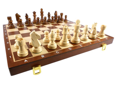 15" Folding Alphanumeric Chess Set