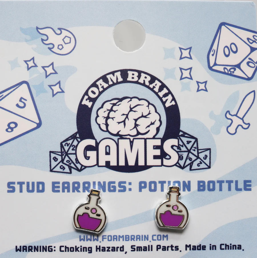 Stud Earrings: Potion Bottles