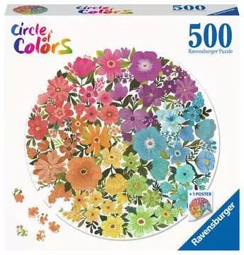 500pc - Circle of Colors: Flowers