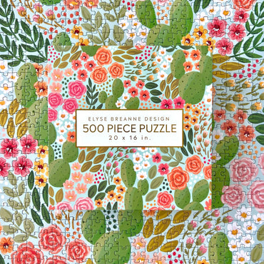 500pc - Cactus Blooms Puzzle