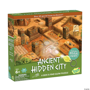 Ancient Hidden City: A Seek and Find Glow Puzzle