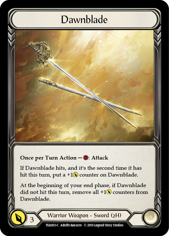 Dawnblade [TEA003-C] (Dorinthea Hero Deck)  1st Edition Normal
